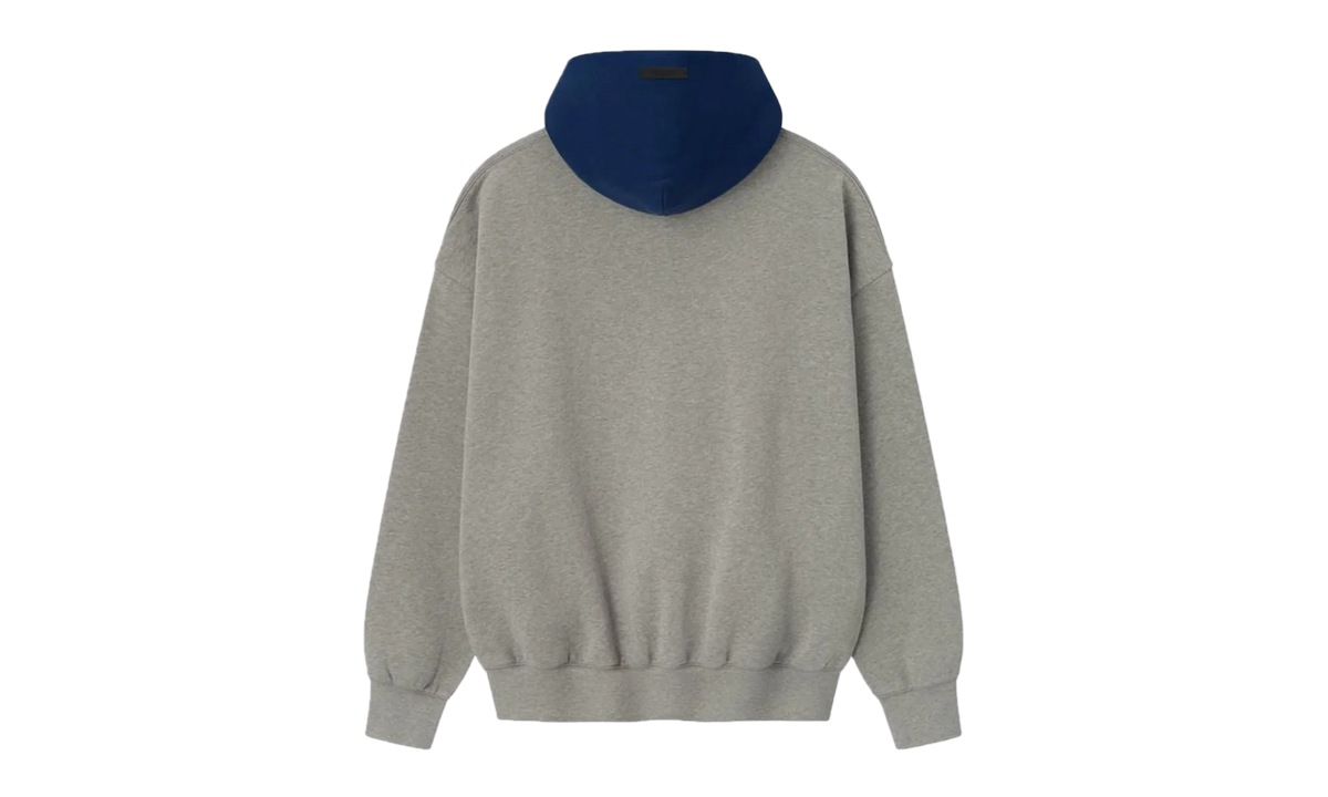 NBA SPORTS FIT HOODIE "CONCRETE HEATHER / ESTATE BLUE" 192NB256402F