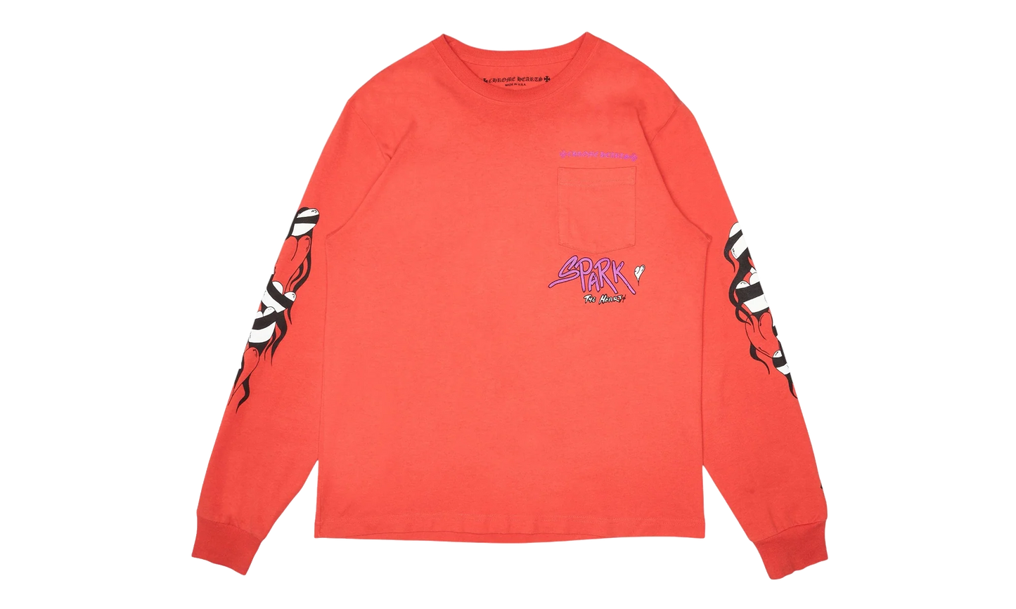Matty Boy Sadistic Lipstick Long sleeve Tee "Orange" CHRM0800