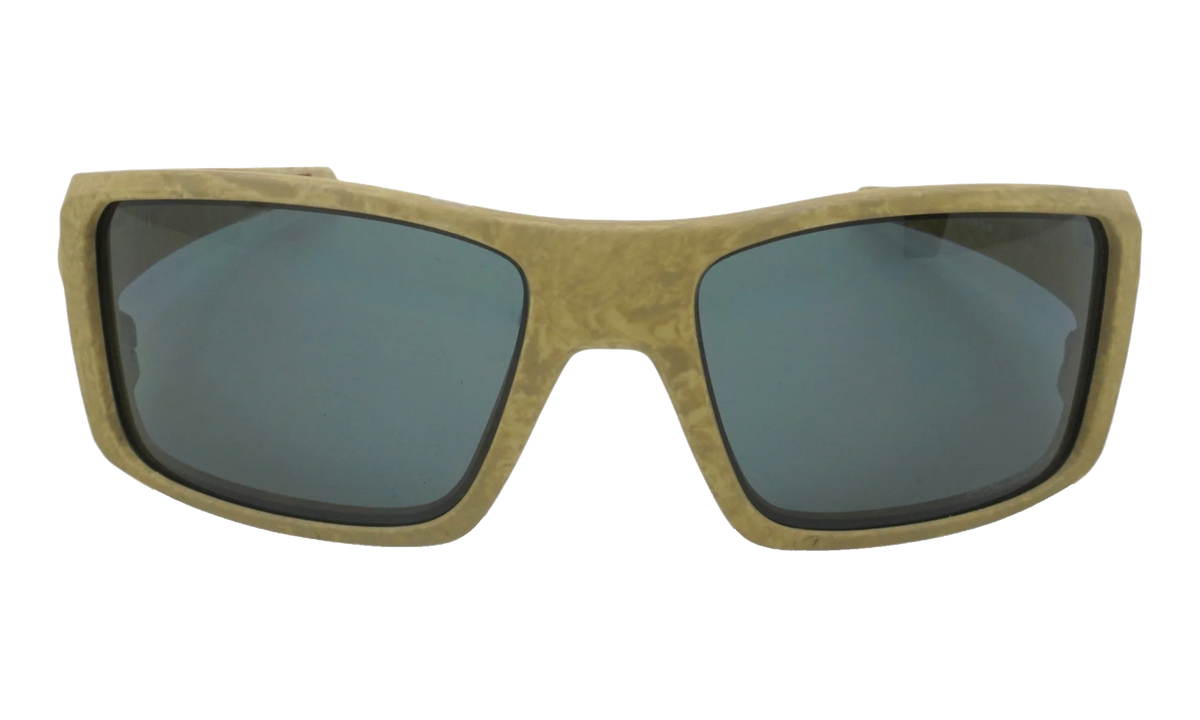 Heliostat Polarized Sunglasses "Matte Stone Desert Tan / PRIZM Grey" OO9231 17