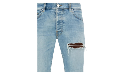 Croc Leather MX1 Jeans "Aged Indigo" AMBMJE1057 921