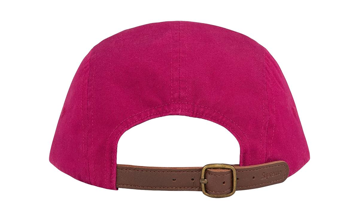 Washed Chino Twill Camp Cap "FW24 - Cranberry" SU27095
