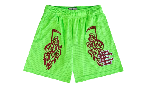 EE BASIC SHORT "WARREN LOTAS - Neon Green/ Red" EE678