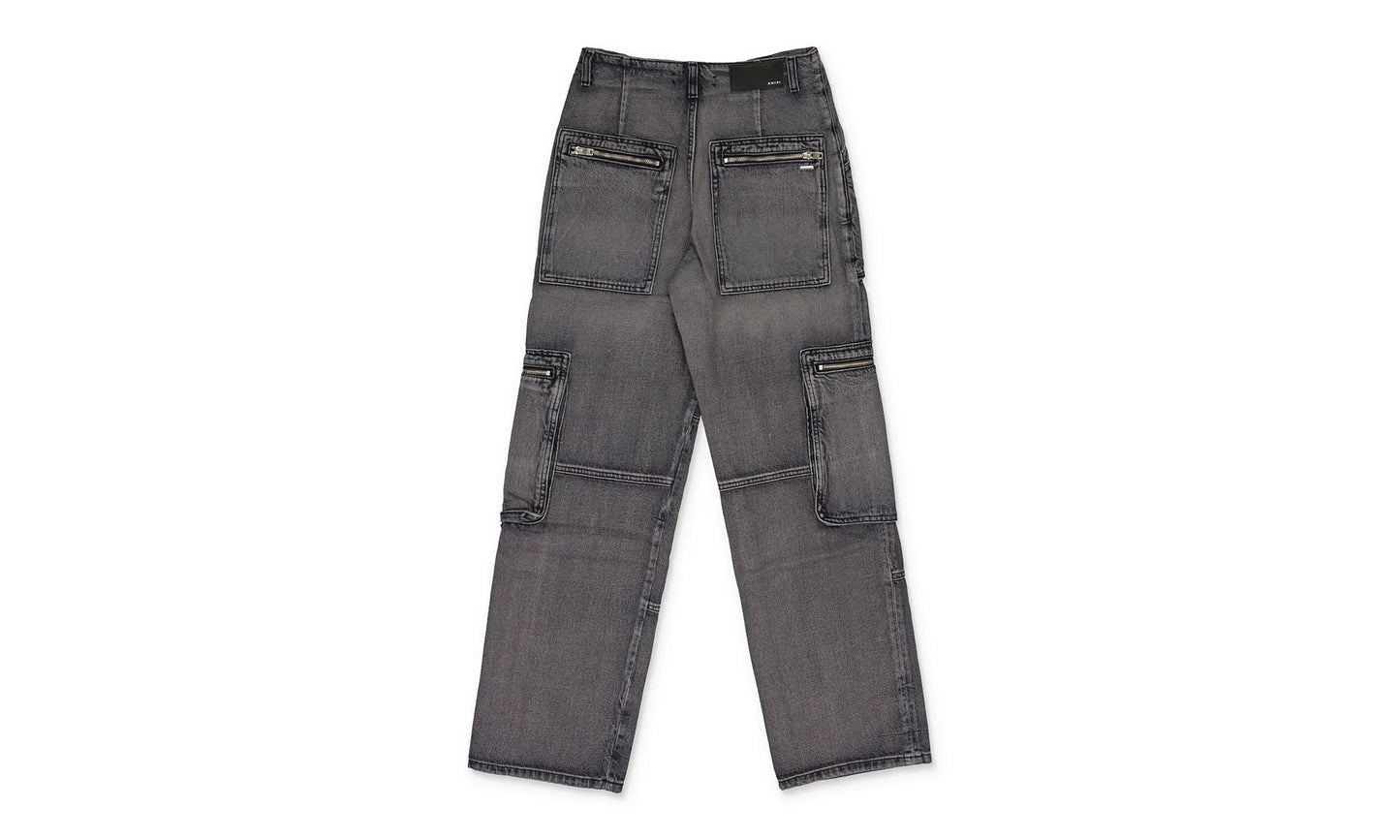 Loose Straight Cargo Pants Wmns "Black" PF22WDF019_BLACK