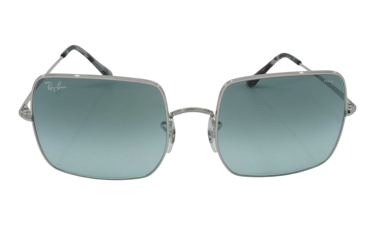 SQUARE 1971 WASHED EVOLVE SUNGLASSES "POLISHED SILVER" RB1971-9149-AD_54