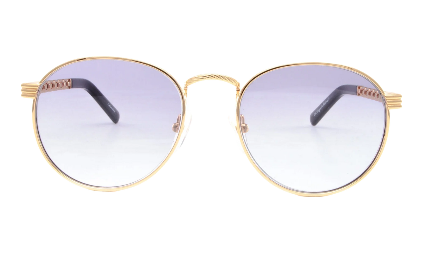 Miami Vice Equestrian Edition 24KT "Yellow Gold / Mauve Gradient Flash Silver" EQMV2 0004 20C2