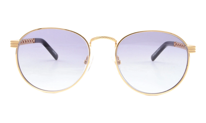 Miami Vice Equestrian Edition 24KT "Yellow Gold / Mauve Gradient Flash Silver" EQMV2 0004 20C2