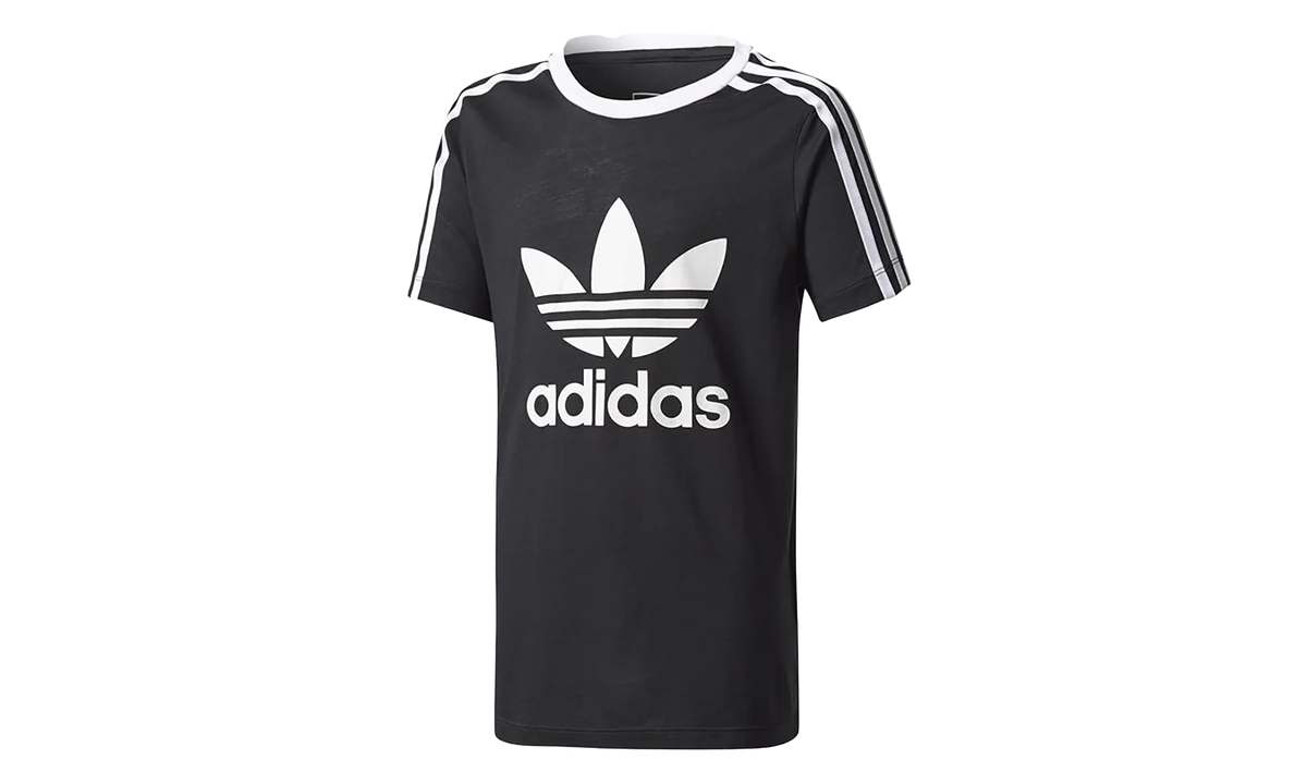 3 Stripes Tee GS "Black / White" BQ3945