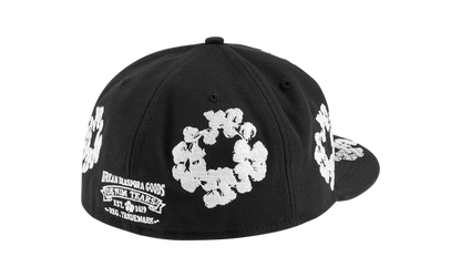New Era Cotton Wreath 59/50 Cap "Black" DT22