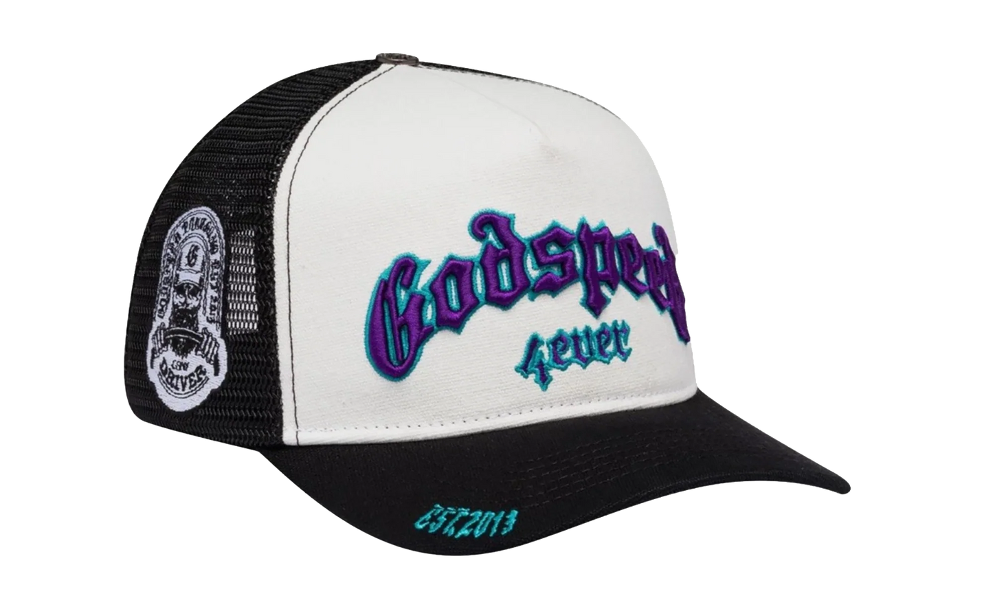 Forever Trucker Hat "White / Black / Purple" GS050