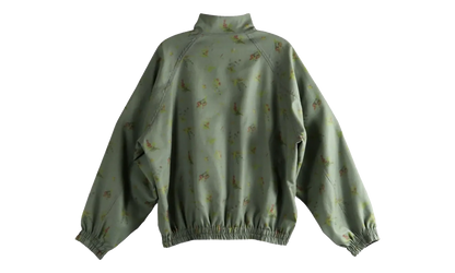 Elastic Hem Stand Collar Blouson Coat "Gray Khaki" UC2E4212 GRAY KHAKI BASE