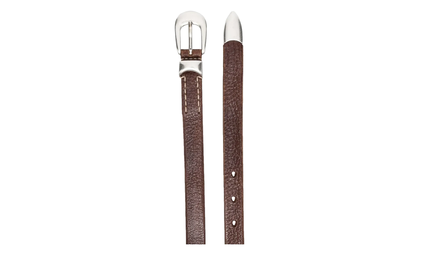 2CM Leather Belt "Brown" A2208BBR