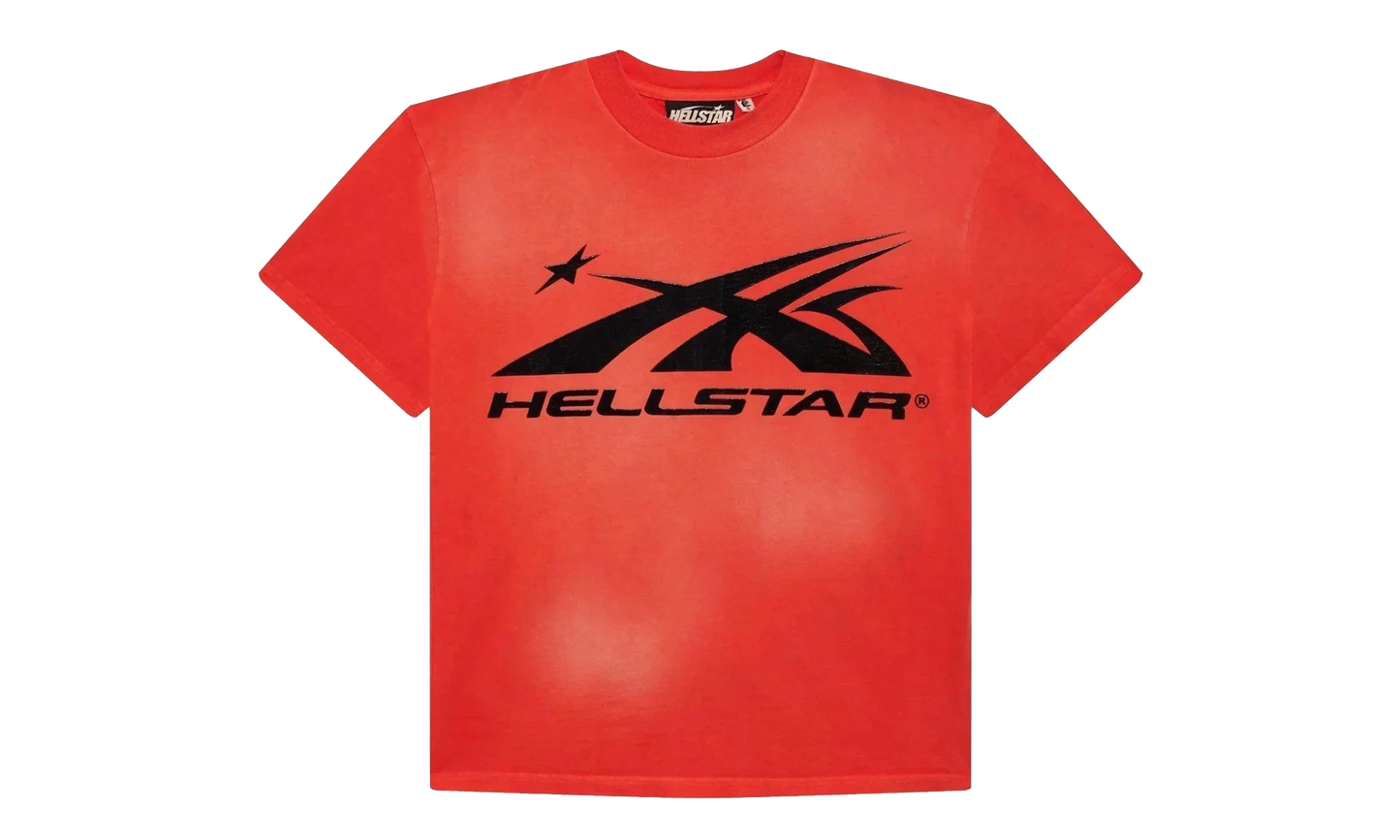 SPORTS LOGO T-SHIRT "Red" HSR249
