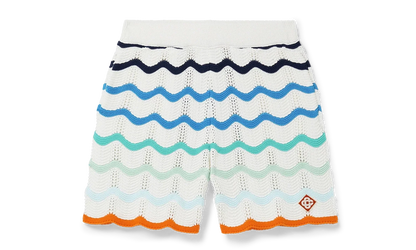 Gradient Wave Crochet Shorts "Orange / Multicolor" MS25 KW 981 01 MULT