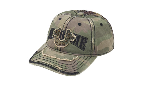 True Religion® Mesh Back 6-Panel "FW25 - Olive Camo" SU26783