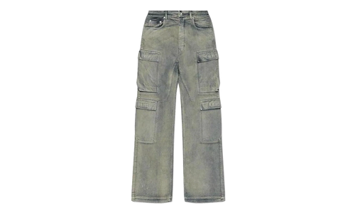 Double Cargo Jeans "Blue Faded Wash" DU02E7361 DMP BLUE