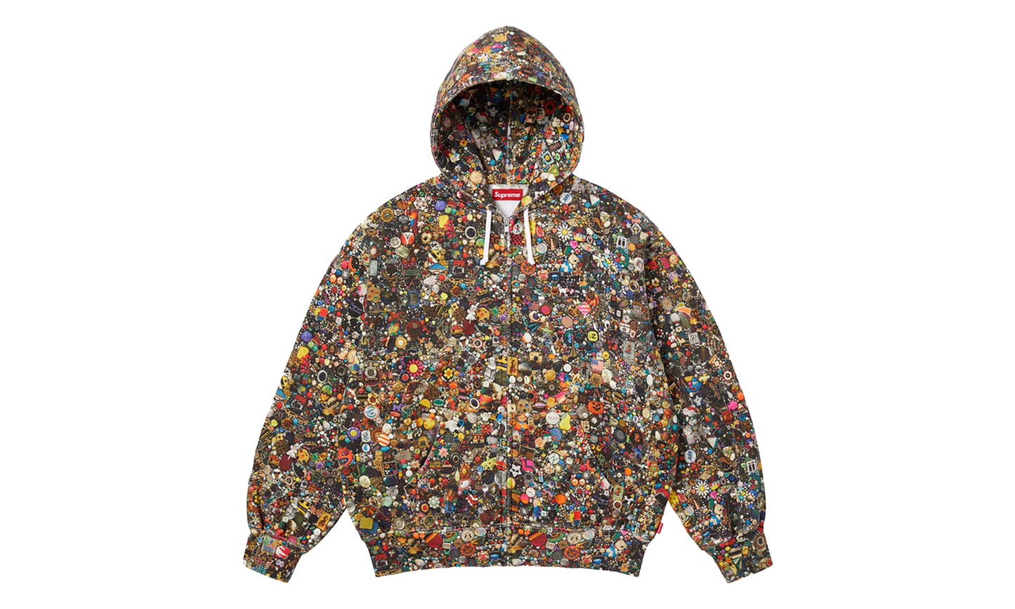 Mike Kelley Zip Up Hooded Sweatshirt "SS26 - Multicolor" SU27460