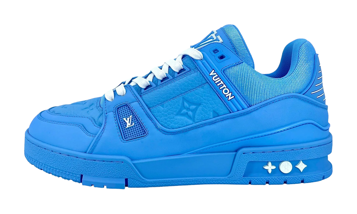 LV Trainer Low Embossed Monogram "Light Blue" 1AARFI