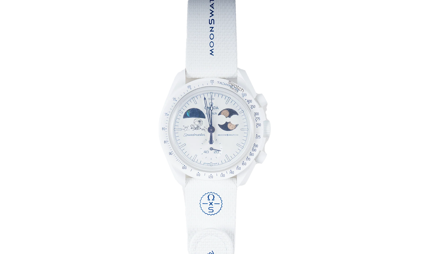 Swatch x Omega Bioceramic Moonswatch "Mission To Earthphase Moonshine Gold (Cold Moon)" SO33W701L
