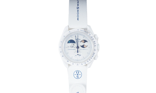 Swatch x Omega Bioceramic Moonswatch "Mission To Earthphase Moonshine Gold (Cold Moon)" SO33W701L
