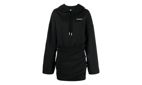 For All Hooded Sweatdress WMNS "Black" OWDB423C99JER0011001