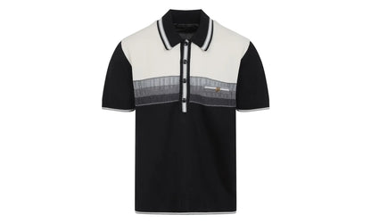 Ma Striped Polo "BLACK" AMKNPO1075