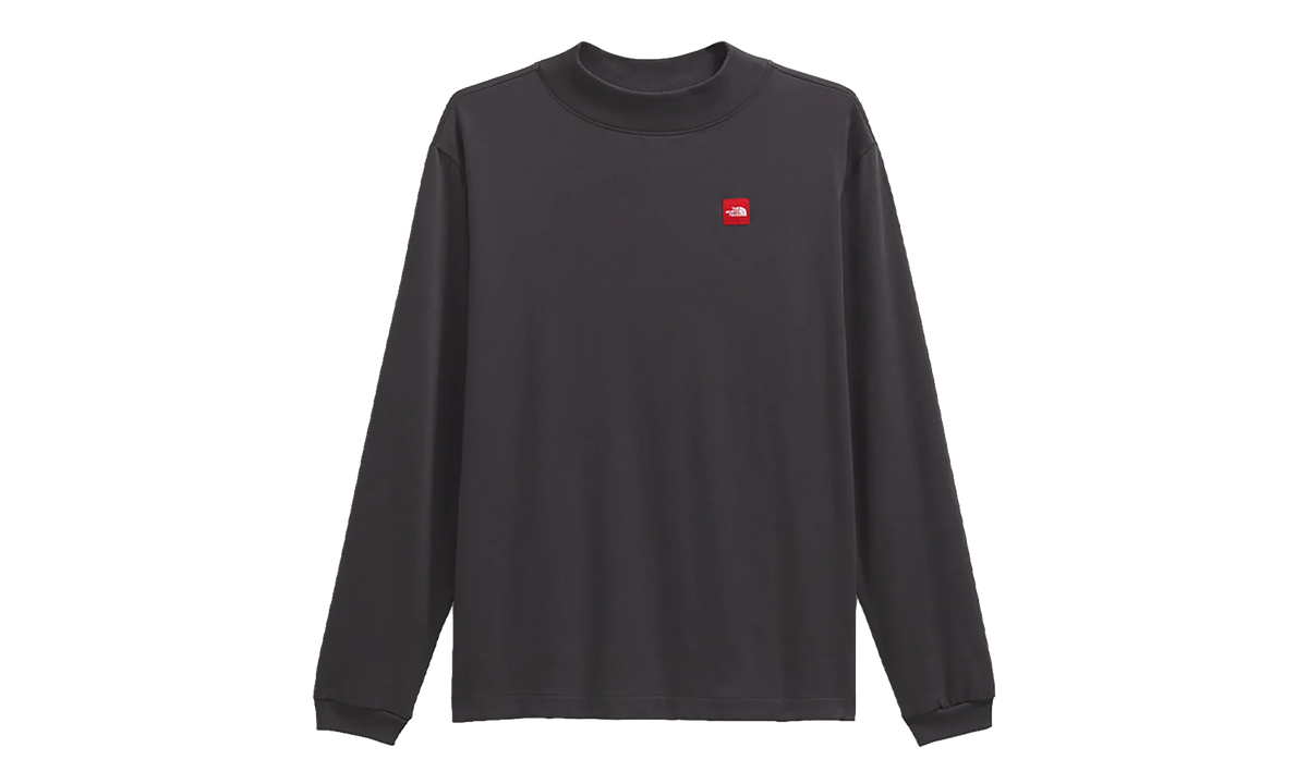 Red Box Long-Sleeve Tee "Obsidian" NF0A8EG4 0SA