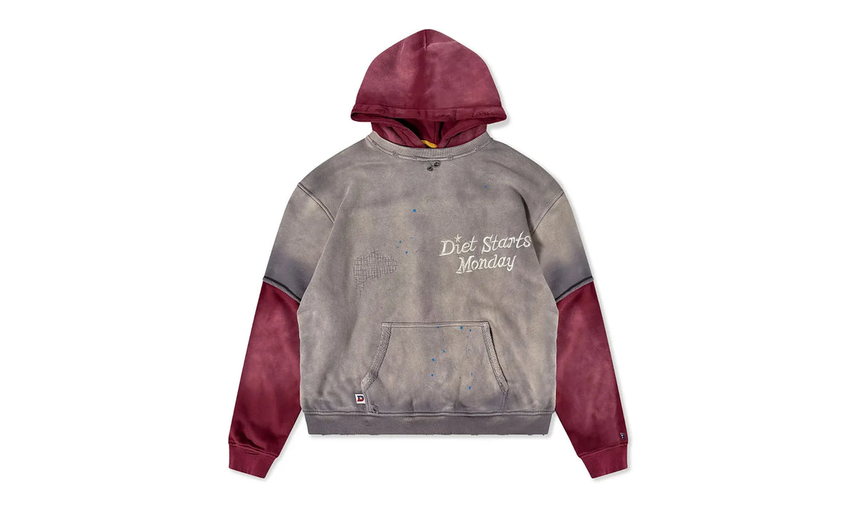 Double Layer Pullover Hoodie "Washed Black" DSM HOL2501 022