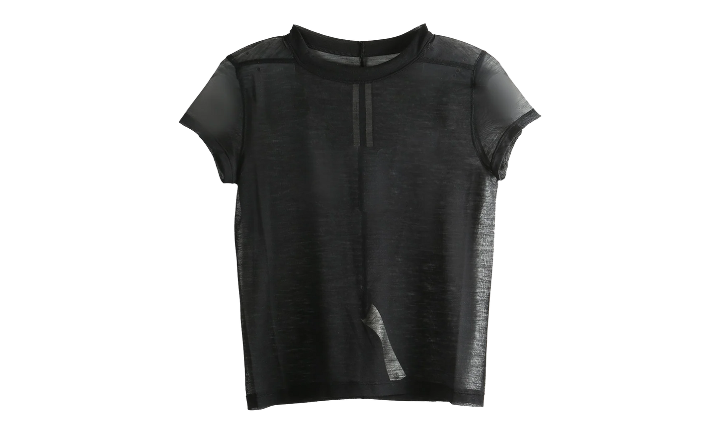 Cropped Level T-Shirt WMNS "Black" RP01F6235 JWR 09