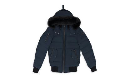Onyx Ladriere Shearling Bomber Wmns "Navy / Black" MSK WOTW 0011