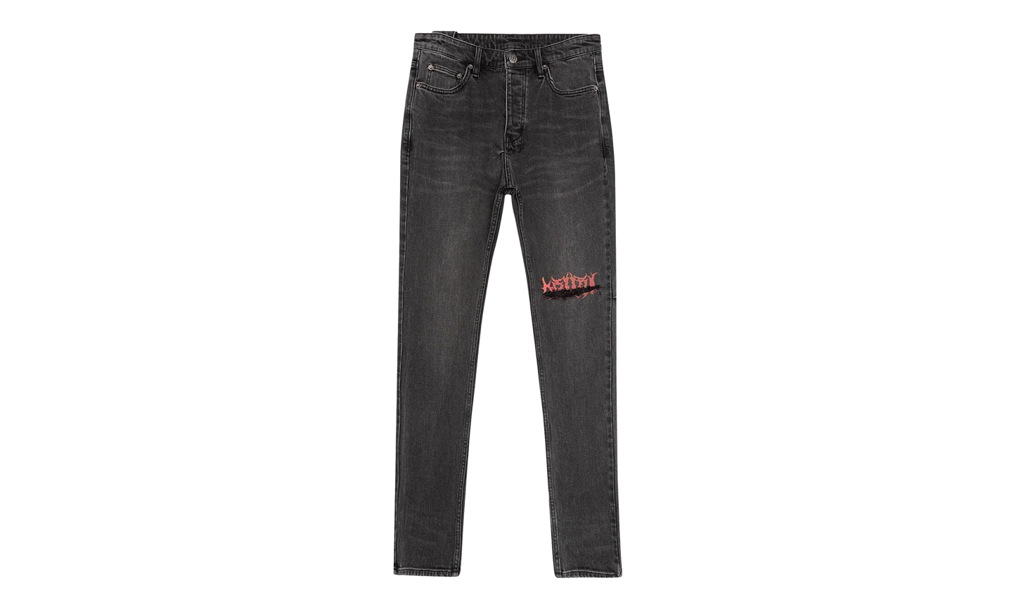 Chitch Angst Sabbath Jeans "Stone Washed Black" MFA24DJ042