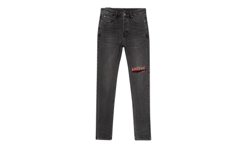 Chitch Angst Sabbath Jeans "Stone Washed Black" MFA24DJ042
