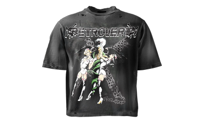 Black Nurse Rhinestone Tee "Black" RET014