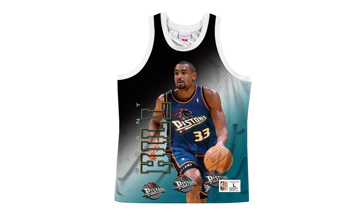 NBA Behind The Back Jersey "Detroit Pistons Grant Hill" MSTKMI19002 DPIWHITGHI