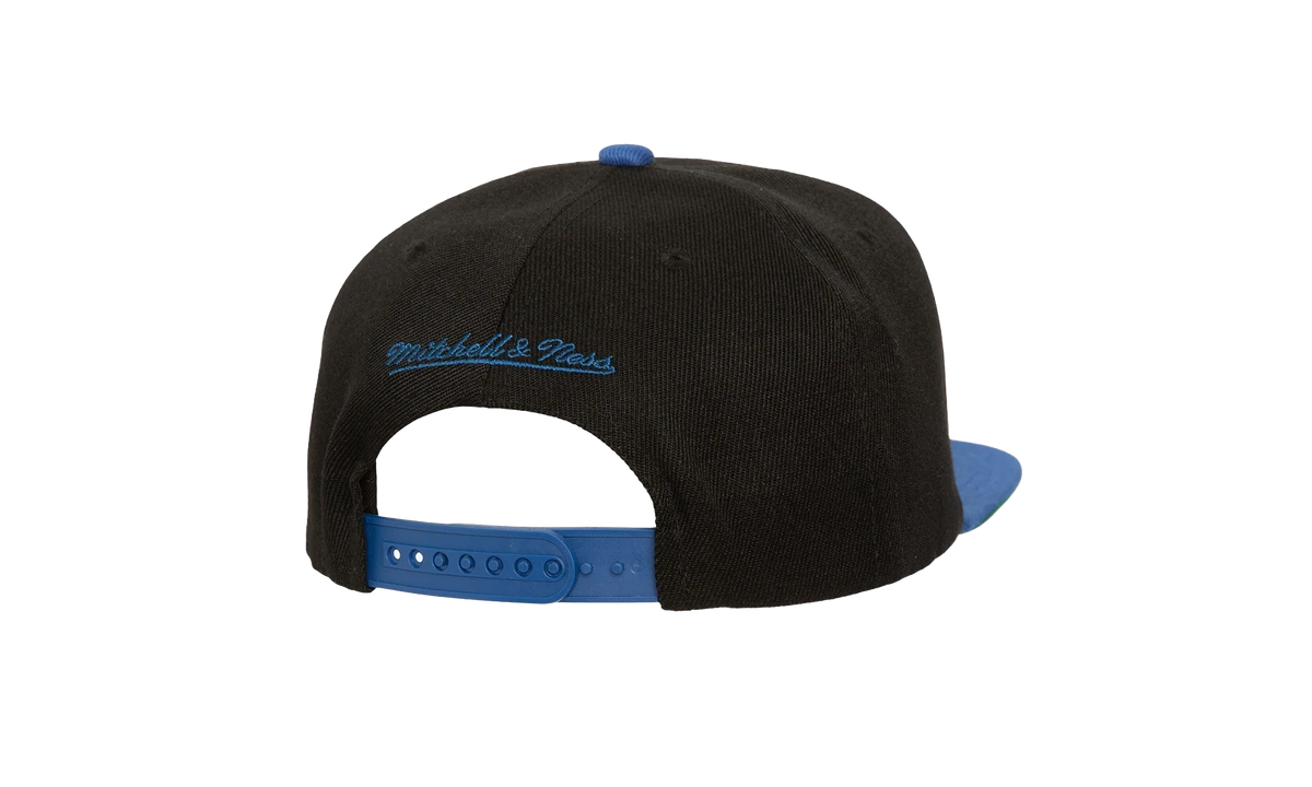 MLB Text Stack 1 Snapback Cap "Los Angeles Dodgers - Black" HS8525 LADBLCK
