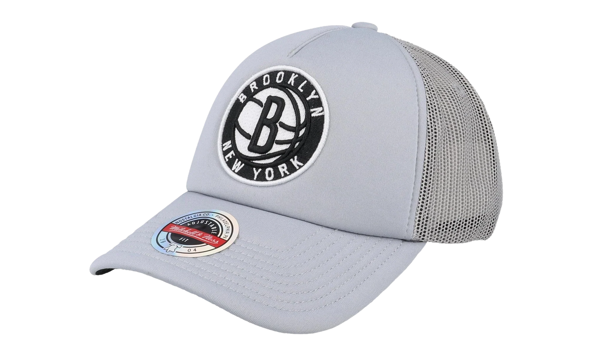 NBA Keep On Truckin Trucker Cap "Brooklyn Nets - Grey" 6HSSSH21352 BNEGREY