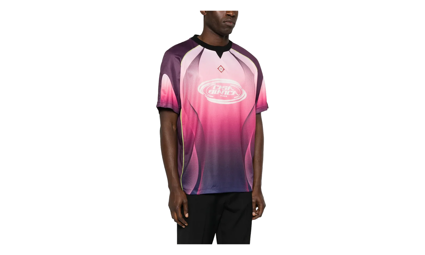 Gradient Football Jersey T-Shirt "Aubergine" MSS26JTP35301