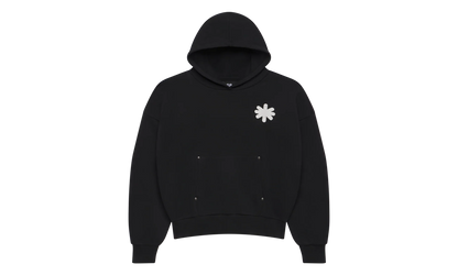 Distressed Script Hoodie "Black" LST 21 22712 BLK
