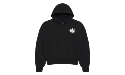 Distressed Script Hoodie "Black" LST 21 22712 BLK