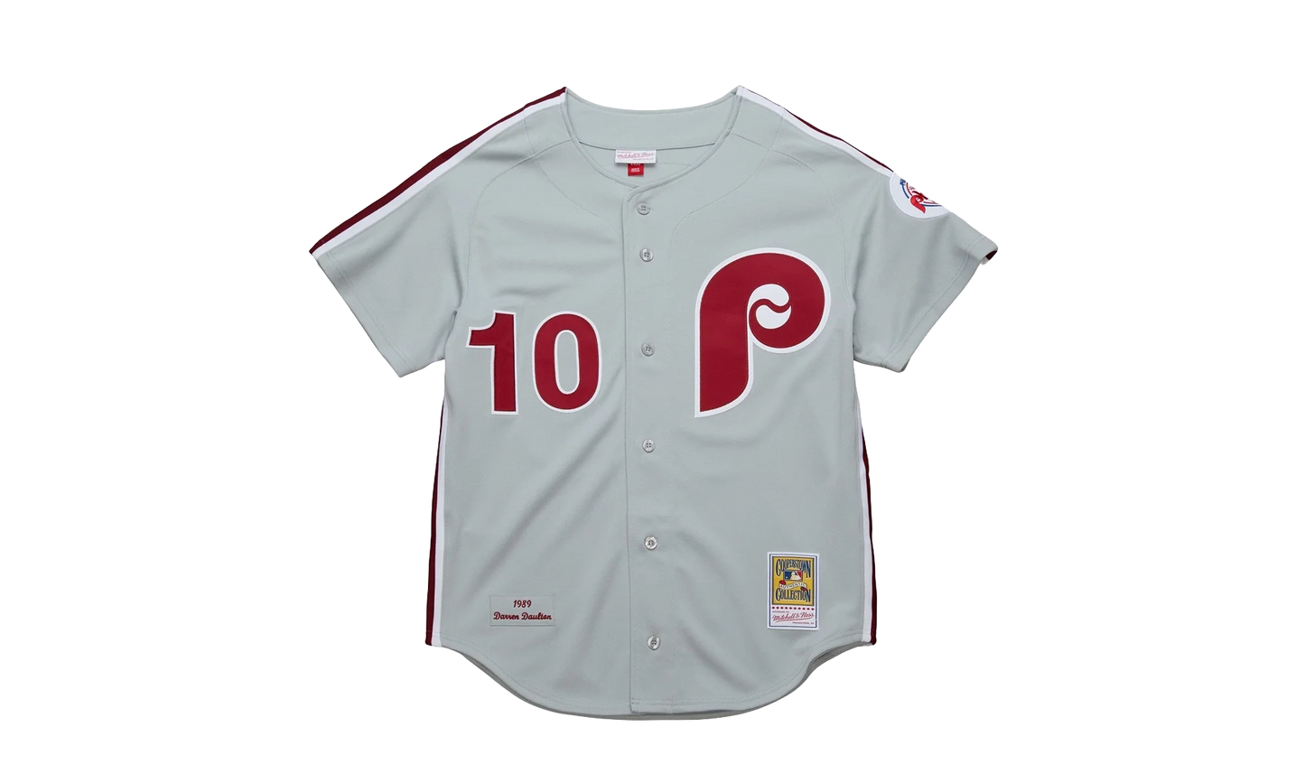 MLB Darren Daulton Jersey "1989 Philadelphia Phillies - Chrome" AJY17192 PPH89DDACHRM