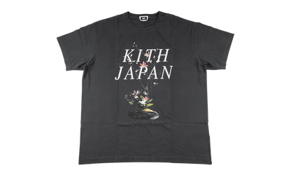 Japan flower vintage tee "Black" KHM034701 101