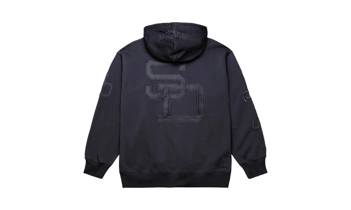 Padres Phantom Fleece Hoodie "San Diego Padres - Black" TH16142 SDPBLCK