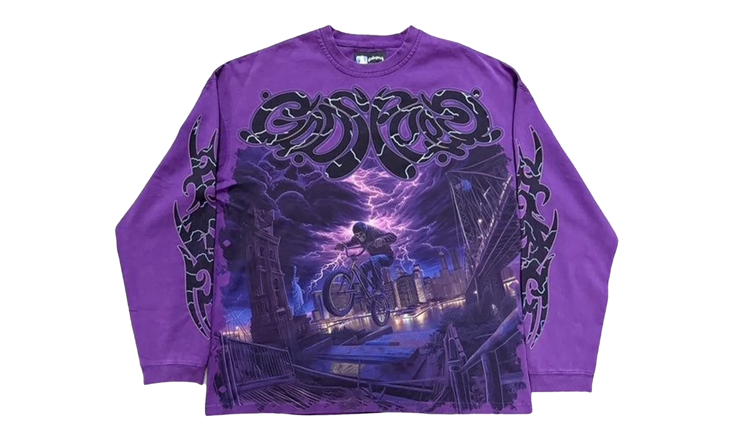 BMX Long Sleeves Tee "Grape" GS044