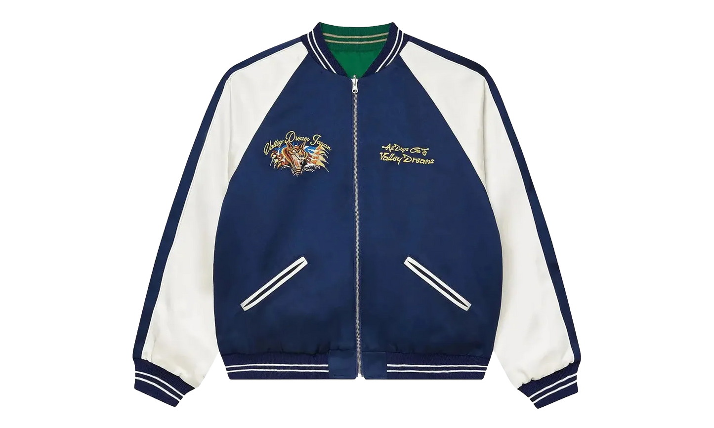 Navy Reverso Sukajan "Navy / Green" VAL151
