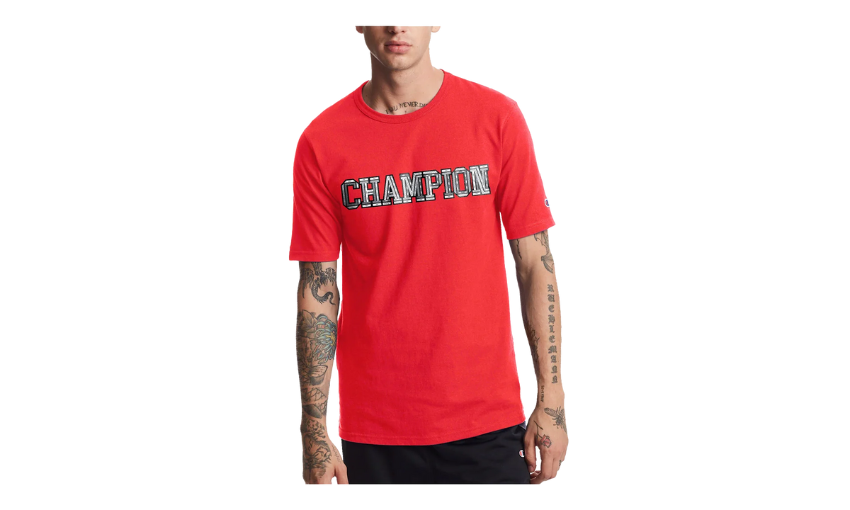 C-Life Heritage 3-D Logo T-Shirt "Red" GT19 586338 2WC