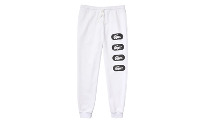 Crocodile Print Fleece Jogging Pants "White / Black" XH7063 51 001