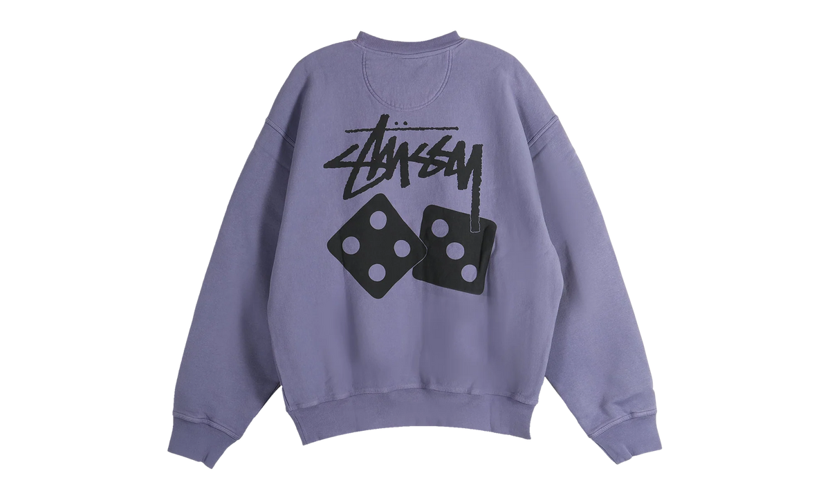 Dice Pig Dyed Crew Sweatshirt "GRAPE" 1915077 GRPE