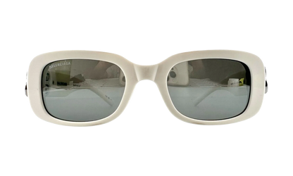 BB Hinge Oval Sunglasses "White" BB0310SK 003