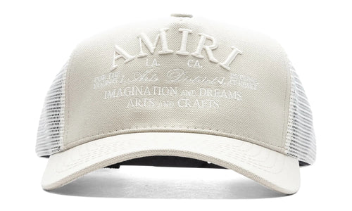 Arts District Trucker Hat "Stone Grey" AW23MAH023 STON