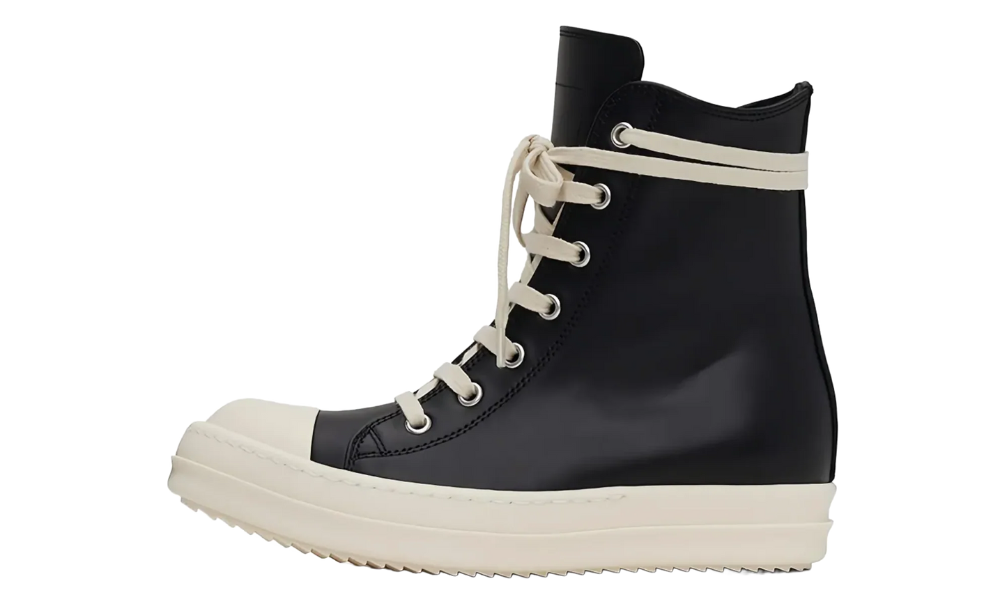 Scarpe In Pelle High "Black Milk" RU01F2890 LCO 911