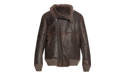 Bomber In Montone Hollywood Flight Jacket "Dark Dust" RU02E1760 LSHC 78